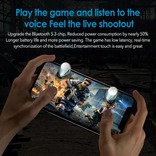 TWS Gaming Earbuds – Low Latency Wireless Earphones with Digital Display